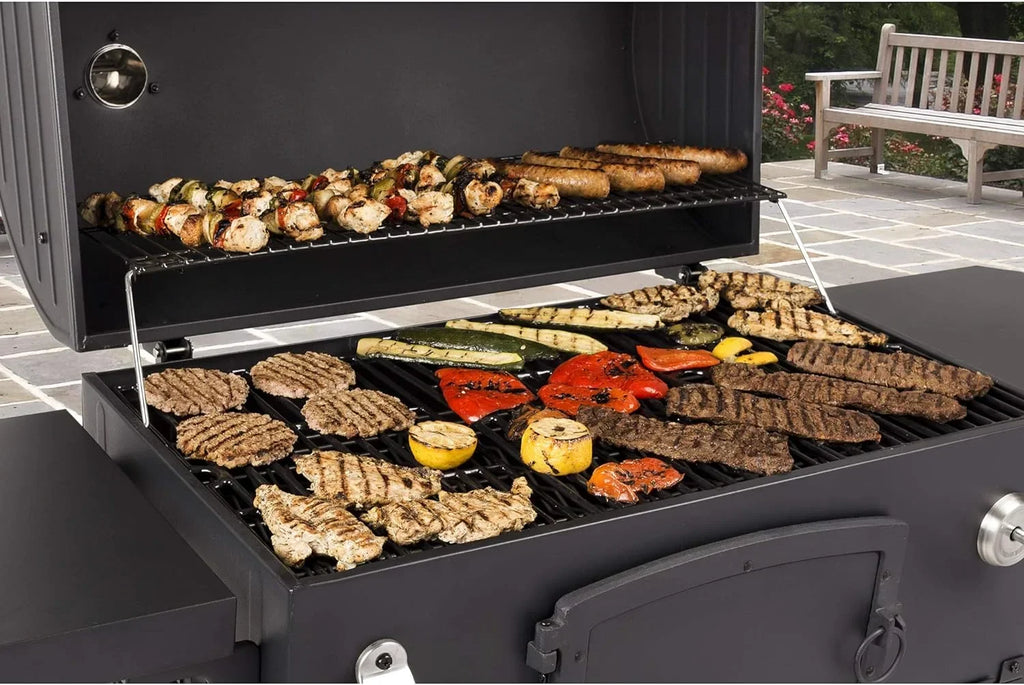 X-Large Heavy-Duty Charcoal Grill, Black