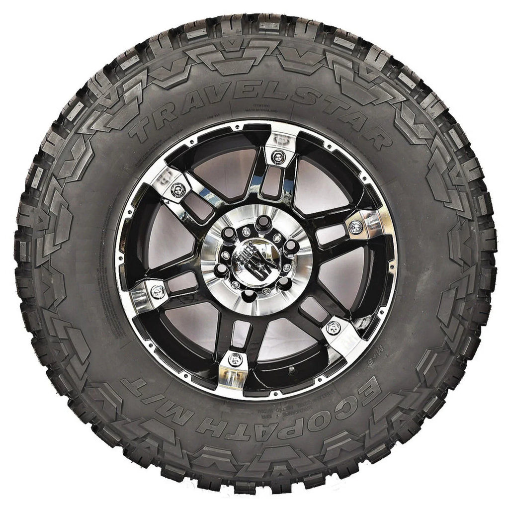 Travelstar Ecopath MT LT35X12.50R24 10 Ply 114Q Load Range E SUV Light Truck Mud Terrain Tire 35/12.50R24 MT (Tire Only)