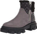 NINE WEST Womens Colbee2 Ankle Boot 8 Grey Suede