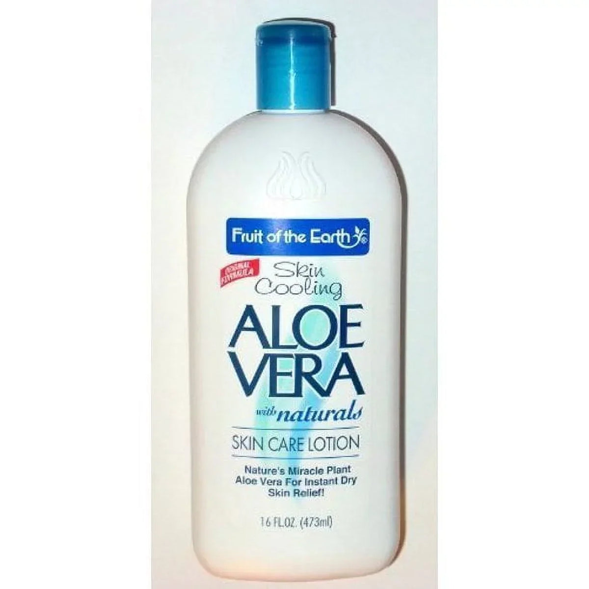 Fruit of the Earth Naturals Skin Cooling Lotion, Aloe Vera, 16 oz, 2 Pack