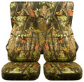 T404-Designcovers Compatible with 2003-2006 Jeep wrangler LJ Camo 2door Seat Covers:Camouflage Tree - Full Set Front&Rear Front&Rear