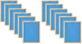 True Blue 108301 8" x 30" x 1" Flat Panel Spun Fiberglass Disposable Furnace Air Filter MERV 2 - Quantity of 12