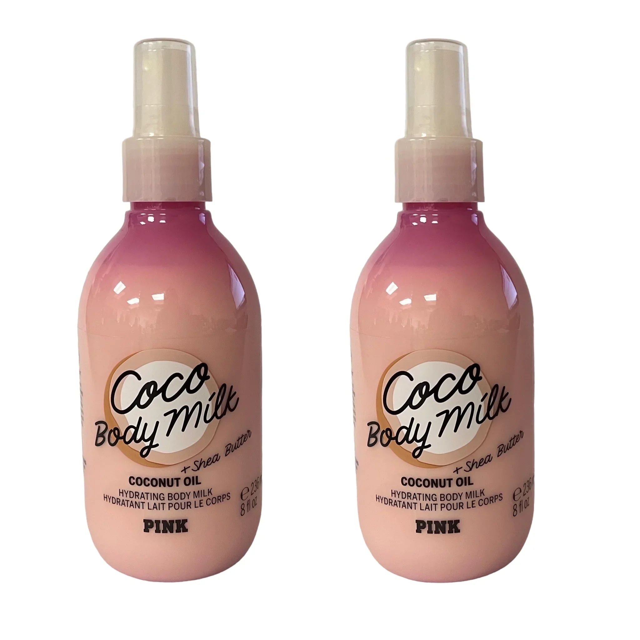 Victoria's Secret Pink Coco Body Milk Set 8 fl oz