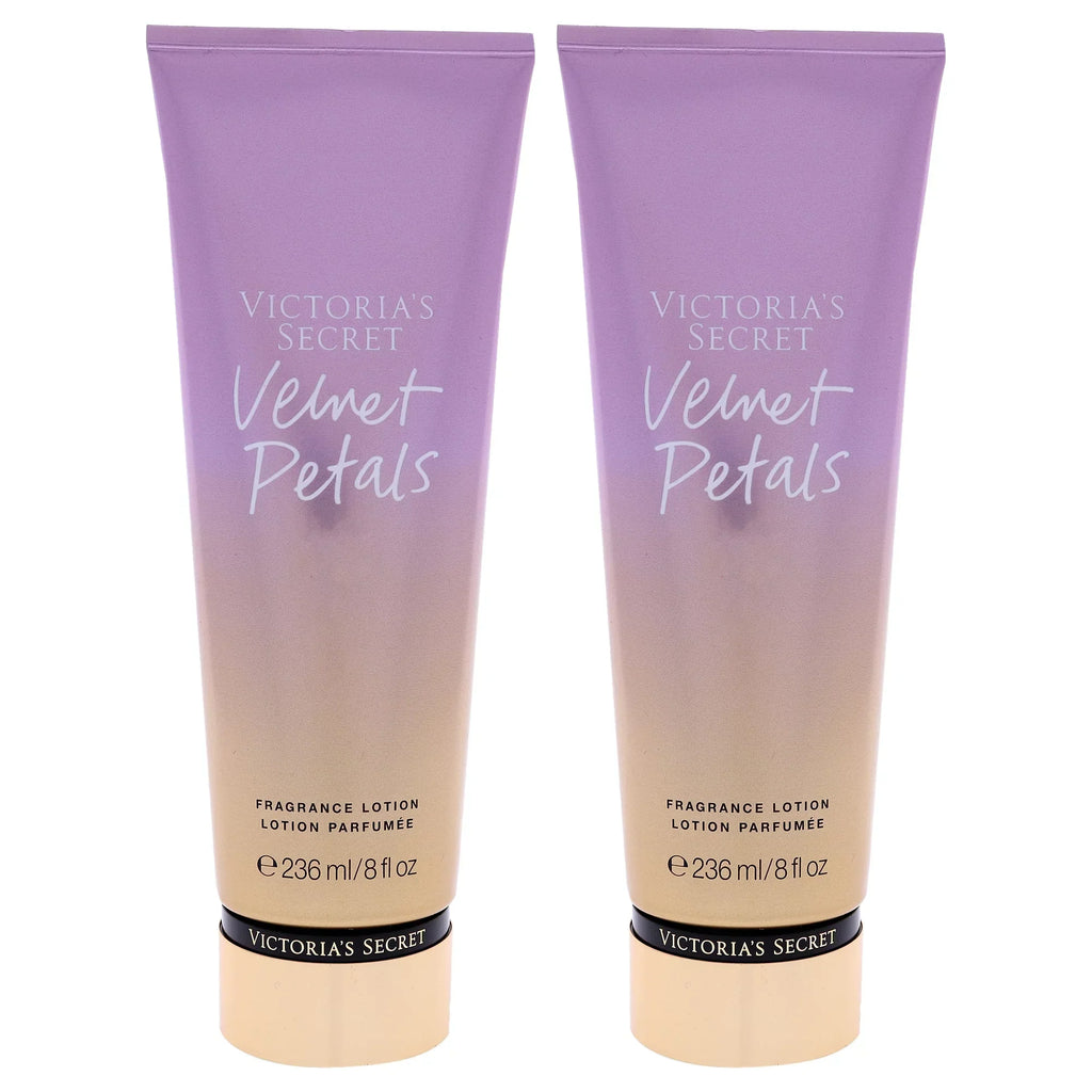 Victorias Secret Velvet Petals Fragrance Lotion - Pack of 2 - 8 oz Body Lotion