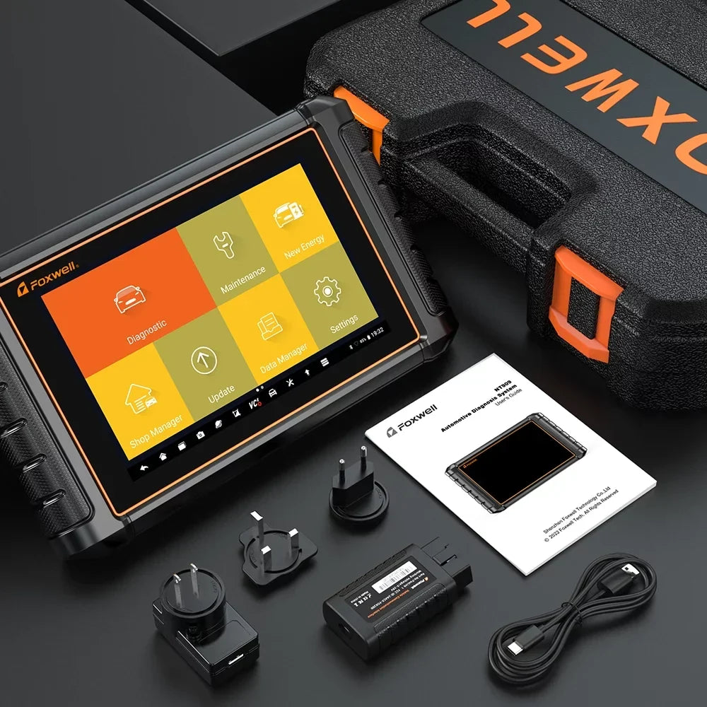 FOXWELL Scanner NT909  Bidirectional Control OBD2 Scanner Code Reader ECU Coding Key TPMS Programmer Diagnostic Scan Tool