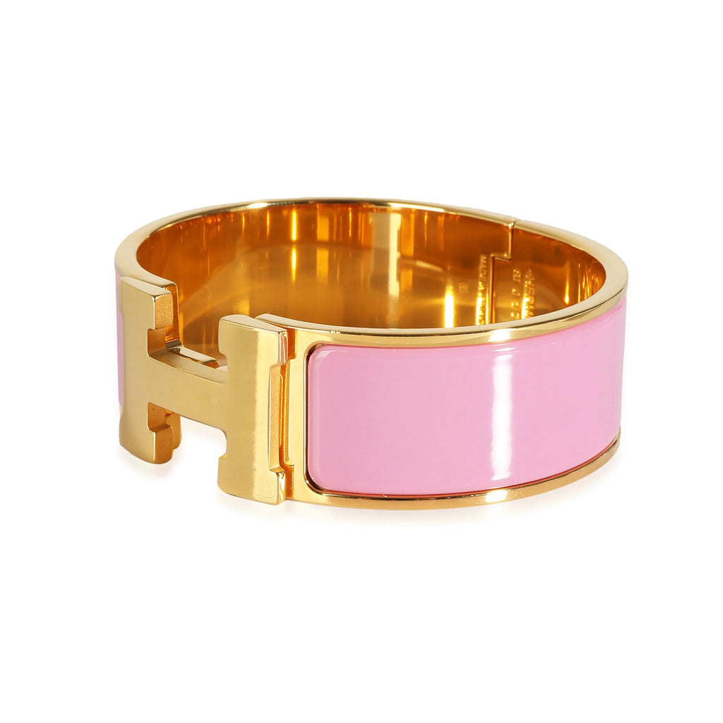 Hermès Clic Clac Bracelet in  Gold Plated Pre-Owned