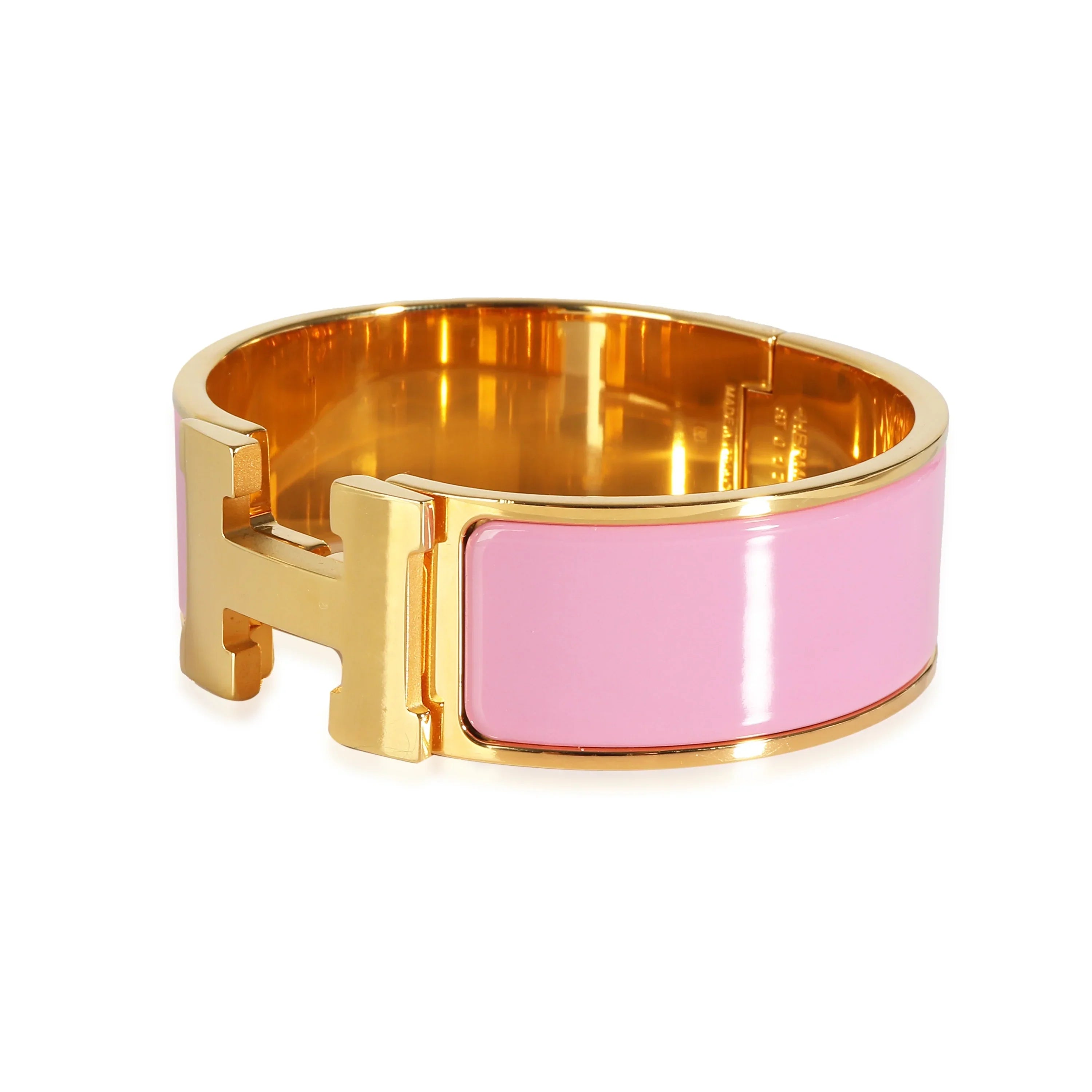 Hermès Clic Clac Bracelet in  Gold Plated Pre-Owned