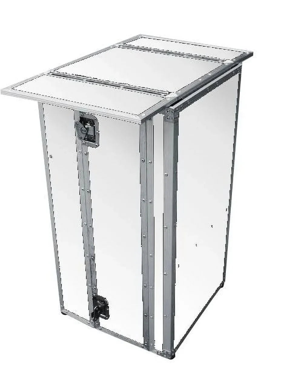Marathon  Universal Stand with Integrated Table Top & Shelf Combo - White