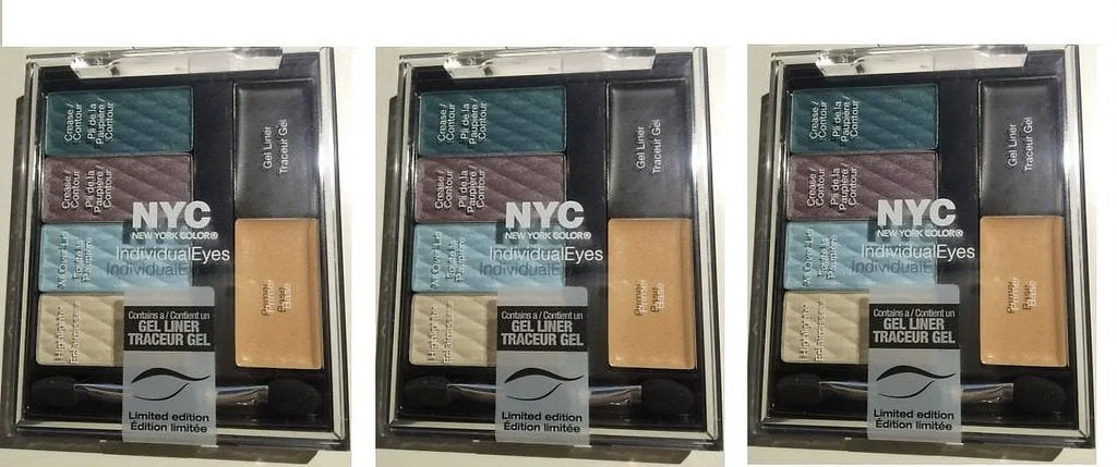 3 NYC New York Individual Eyes Eye Shadow Primer Base & Illum, 003, Blue Skies