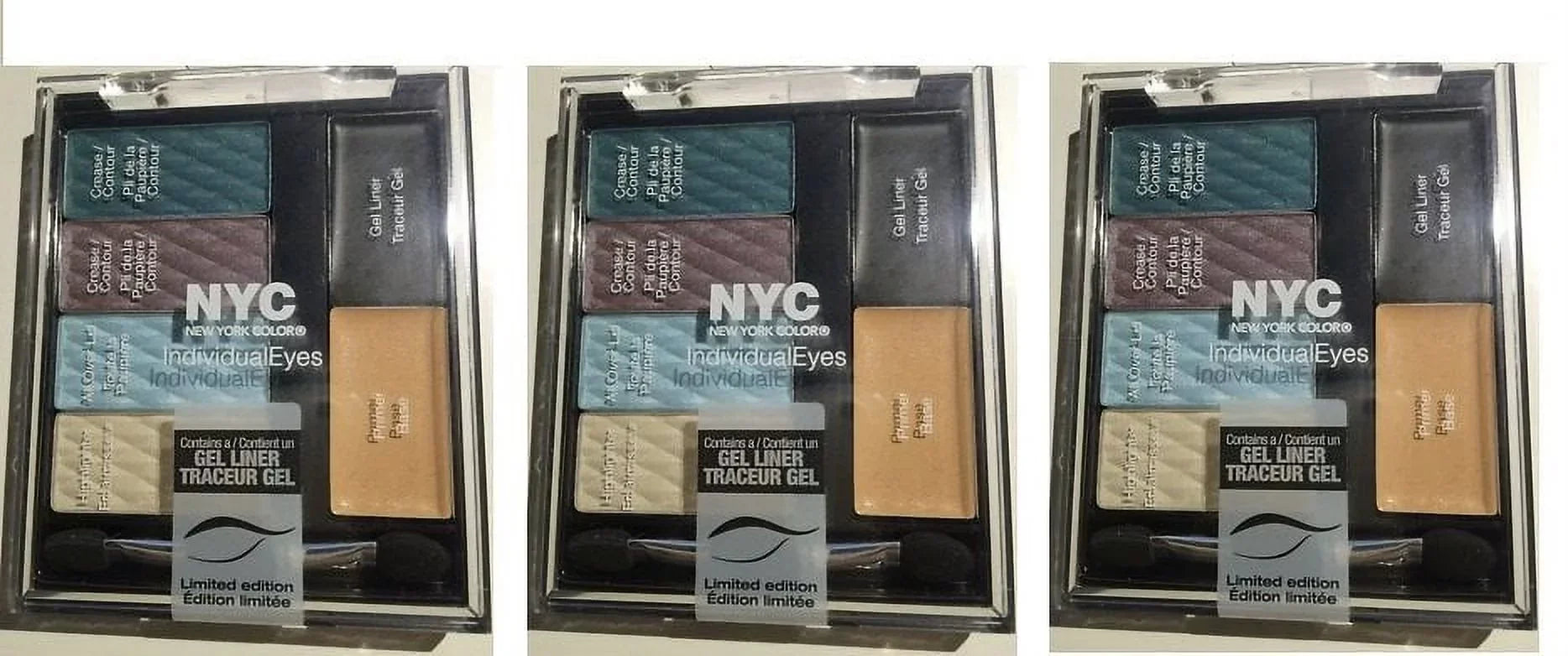 3 NYC New York Individual Eyes Eye Shadow Primer Base & Illum, 003, Blue Skies