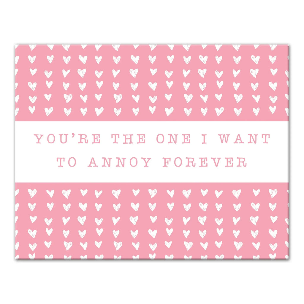Creative Products One Annoy Forever Pink 14 x 11 Canvas Wall Art