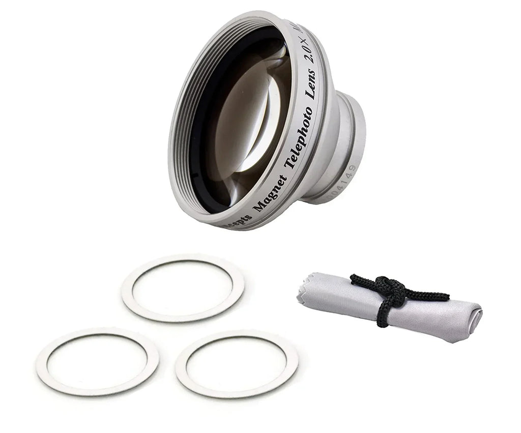 Nikon COOLPIX S9500 2.0x Telephoto (Magnetic Lens) + New West Micro-Fiber Cleaning Cloth