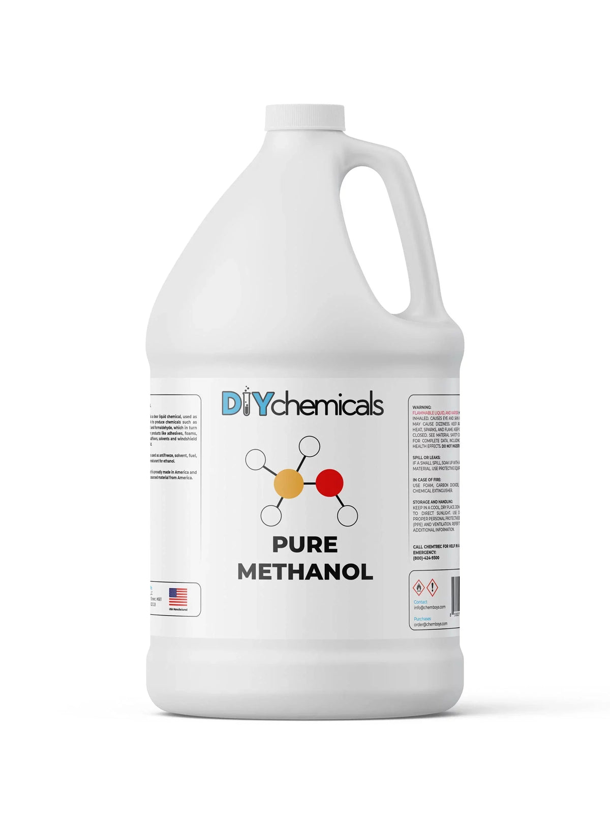 DIYChemicals | Methanol Industrial Grade | 15 Gallon
