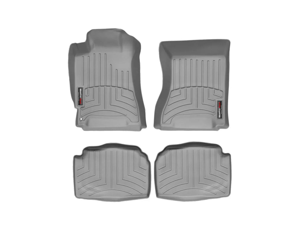 WeatherTech Custom Fit FloorLiners compatible with 2003-2008 Subaru Forester - 1st & 2nd Row (2-pc. Rear Liner), Grey