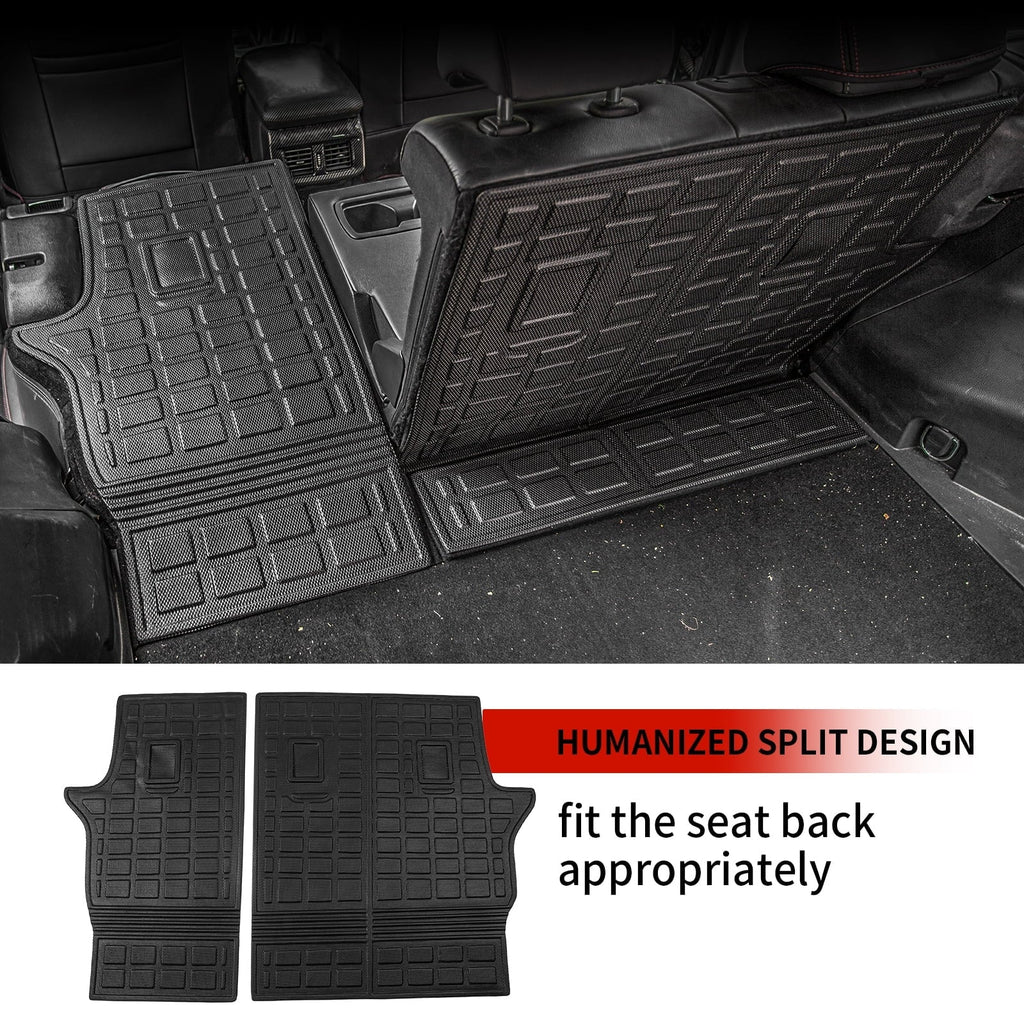 Fit 2019-2024 Toyota RAV4 Back Seat Protector TPE All Weather Trunk Mats 2023 RAV4 Accessories