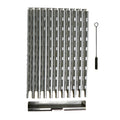 Peak Grills™ | Grill Grate Replacement System for Weber Genesis II, Half Grate Surface.