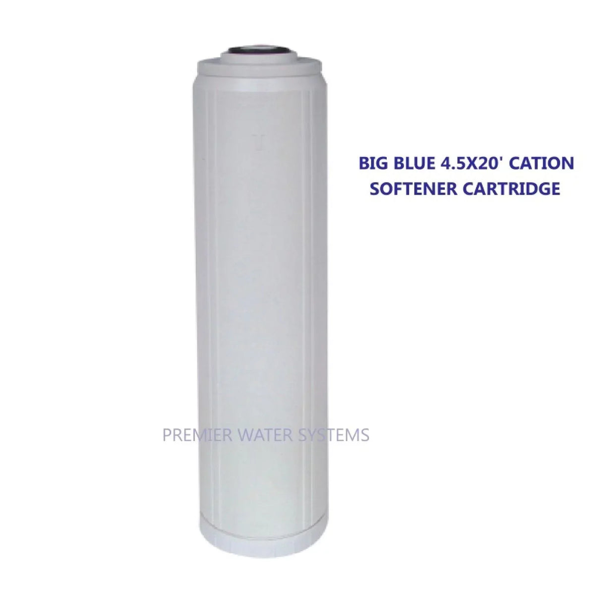 Big Blue Filter Cartridge 4.5" x 20" | Cation Softening Resin 10% Cross Linked