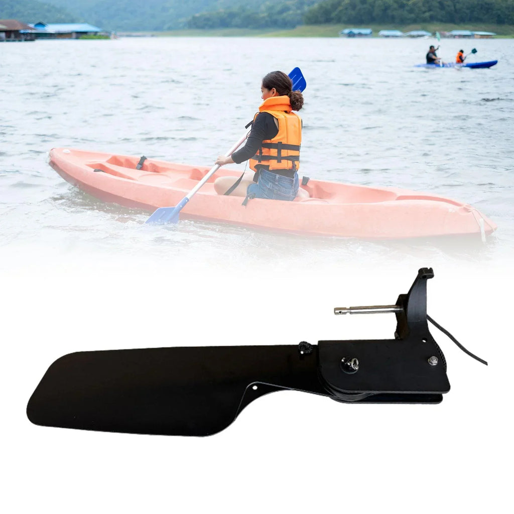 Tnarru Kayak Rudder Canoeing Accessory Boating Supplies, Universal, Fishing Canoe Boat Rudder Watercraft Rudder for Fishing Boats