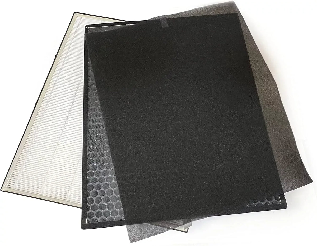 HEPA Filter Carbon Replacement Set For Air Dr. Air Purifier AD3000 AD3000M Includes (1) HEPA (2) Carbon VOC Filters (4) Pre Filters