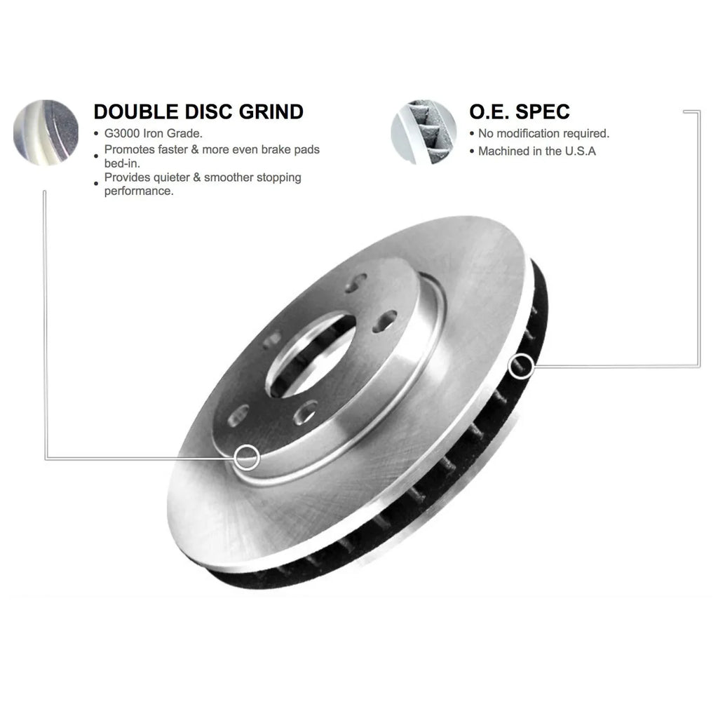 R1 Concepts Wfuh1 27199 R1 Concepts Brake Rotor Blank With Optimum Oe Pads & Fits select: 2003-2007 VOLVO XC70, 2004-2009 VOLVO S60 2.5T