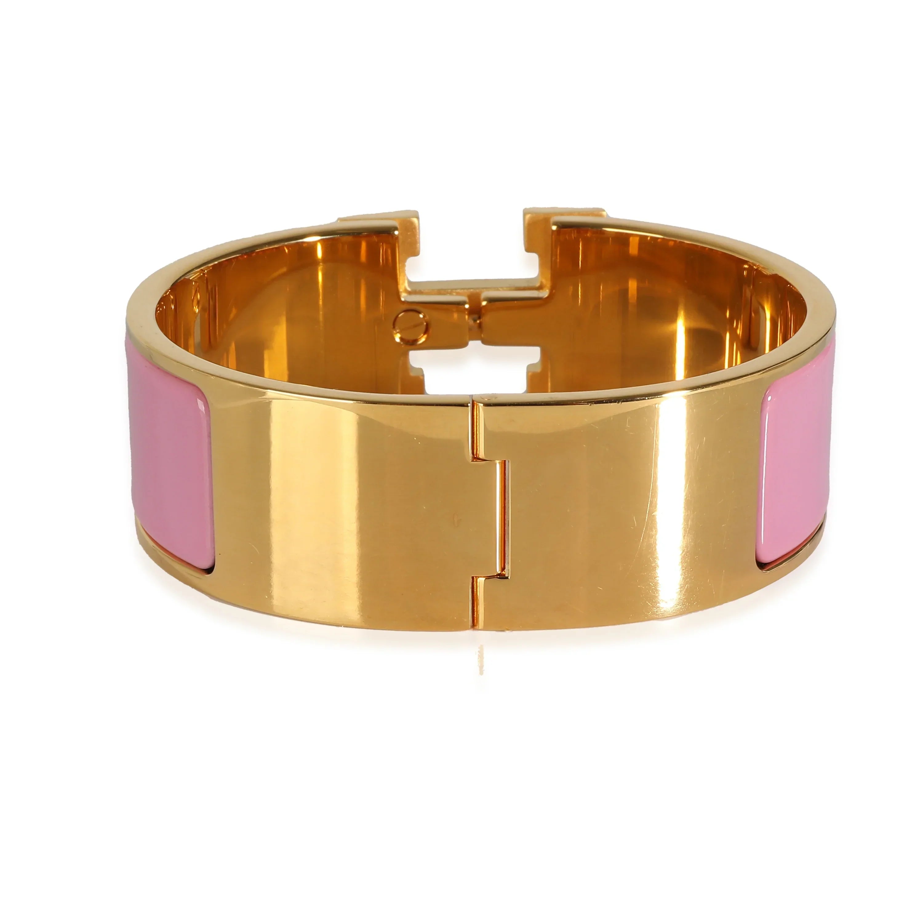 Hermès Clic Clac Bracelet in  Gold Plated Pre-Owned