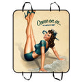 GCKG "PIN UP GIRL-COME ON IN" Pet Car Seat Cover Dog Car Seat Mat Hammock Cargo Mat Trunk Mat For Cars Trucks and SUV 54x60 inches