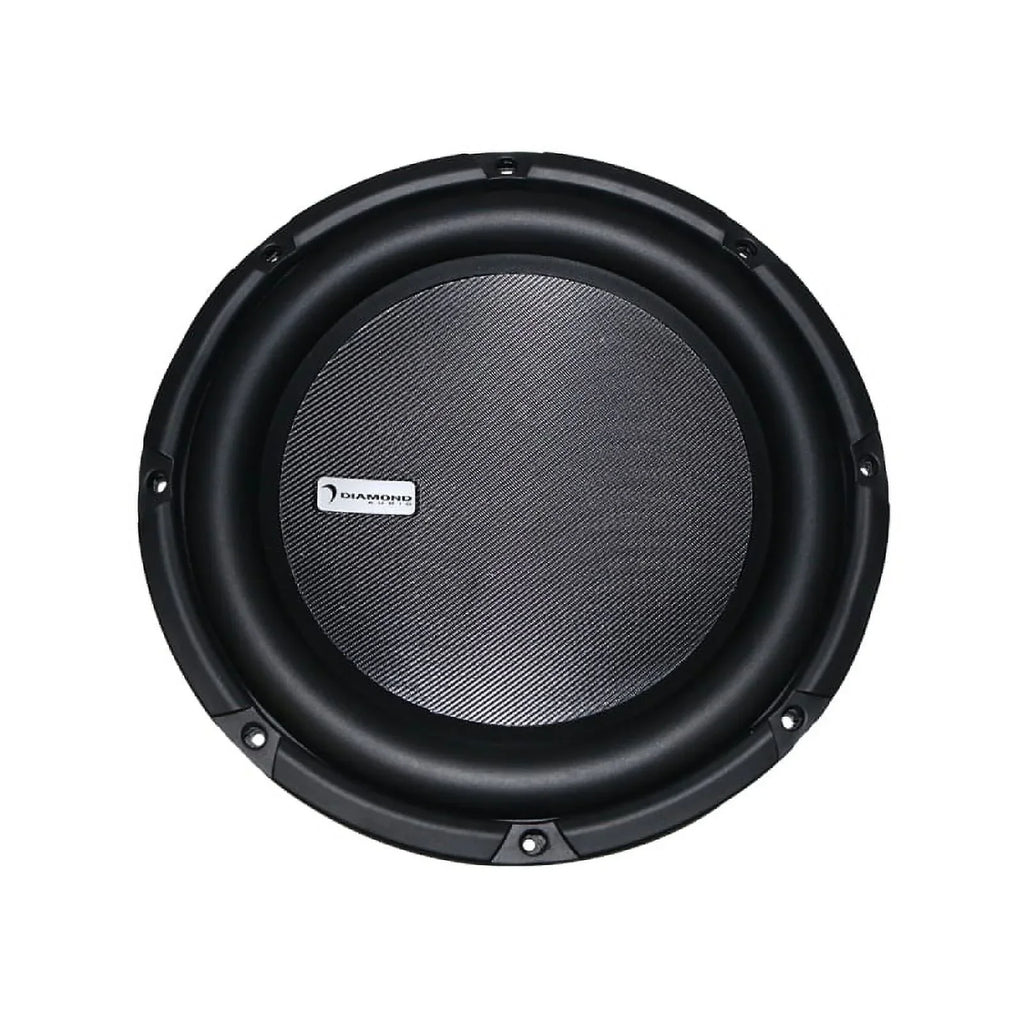 Diamond Audio  DES124 Diamond Elite Series 12" 500W RMS (1000W Peak Power Handling) Dual Voice Coil 4Ohm Subwoofer
