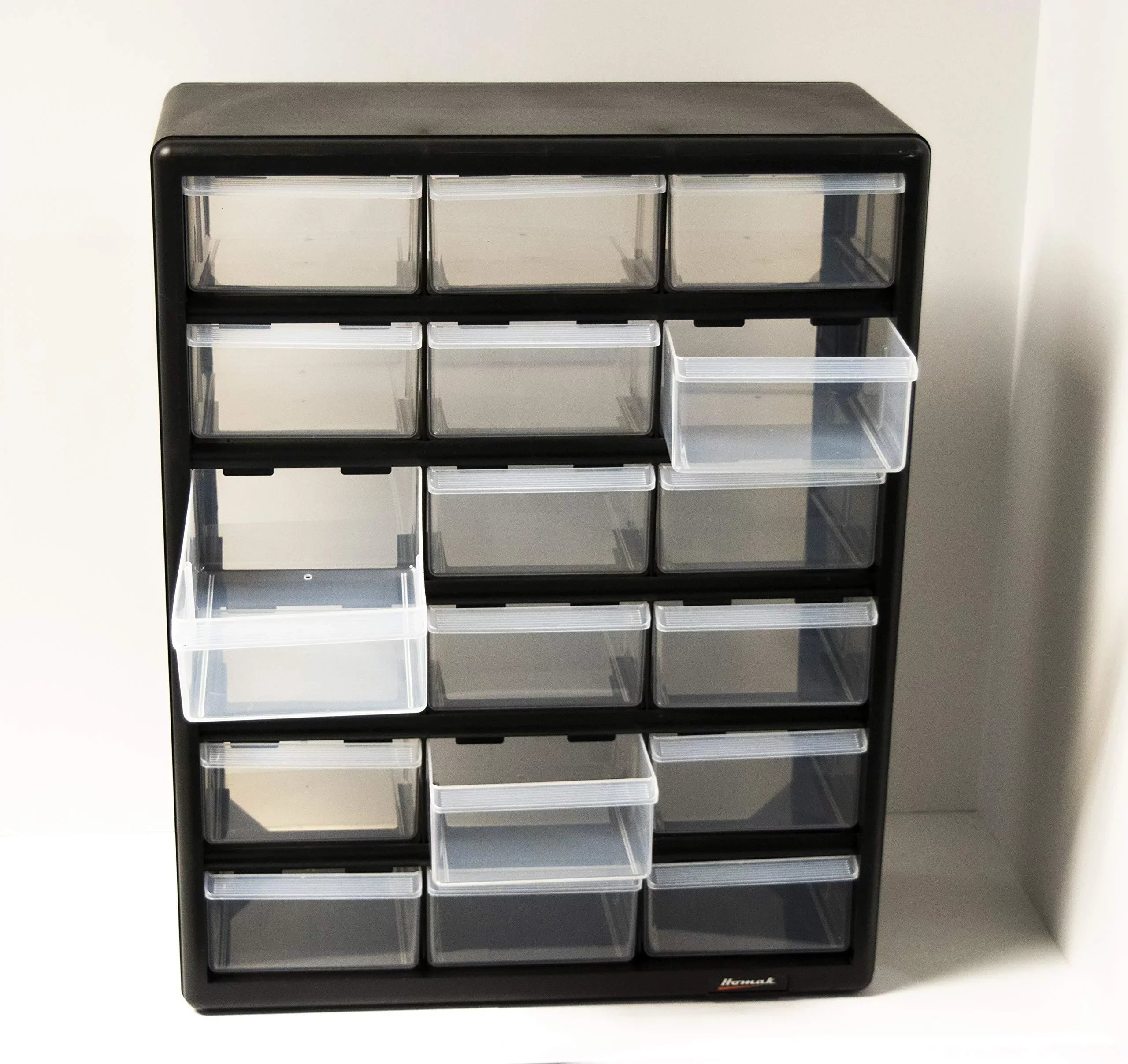 Homak HA01018001 18 Drawer Parts Organizer