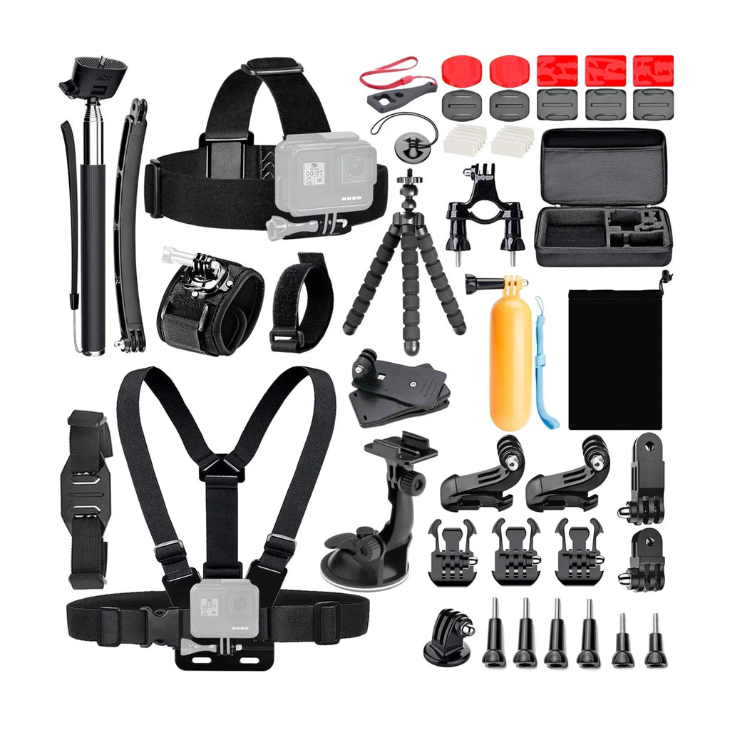 GoPro HERO9 5K Waterproof Action Camera (Black) Bundle with Camera Accessory Kit