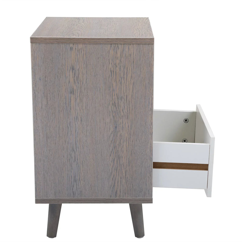 Walmeck ,With Drawer Of 2 Low 2 Low Bedside - Set Of 2 Bedside Table End Side Table Tables Table Set With And Drawer (2) Bedside Cabinet Room Cabinet Room Bedroom Compartment Sofa End Set With Low