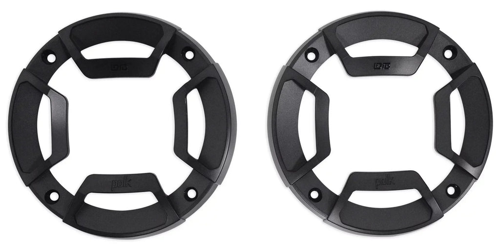 (2) Polk Audio 4" Chrome Tower Speakers+MTX 2-Channel Amp For ATV/UTVCART