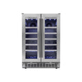 Danby DWC047D1BSSPR Napa 24\" French Door Dual-Zone Wine Cooler