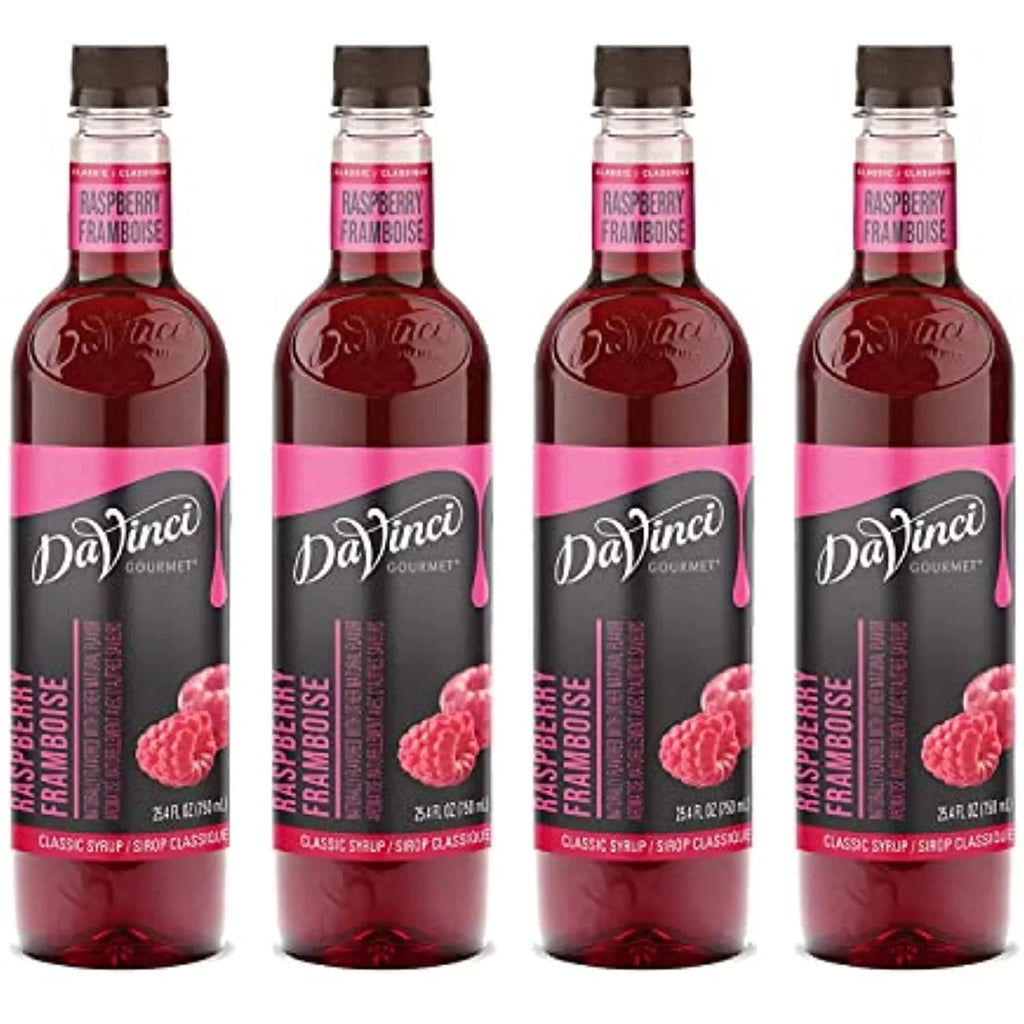 Davinci Gourmet Classic Raspberry Syrup, 25.4 Ounce (Pack Of 4)