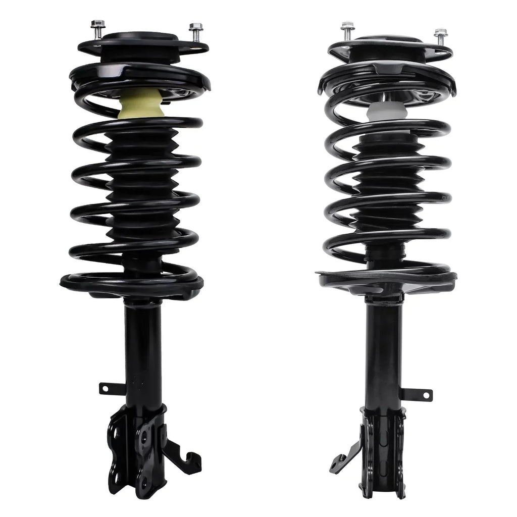 Detroit Axle - Front Struts for 1998-2002 Chevy Prizm 1993-02 Toyota Corolla Complete 2 Struts w/Coil Spring 1994 1995 1996 1997 1998 1999 2000 2001 Replacement Ready Struts Assembly