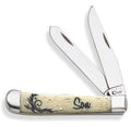 WR Case XX Pocket Knife 7948 NATURAL SMOOTH BONE TRAPPER-SON(6254 SS)