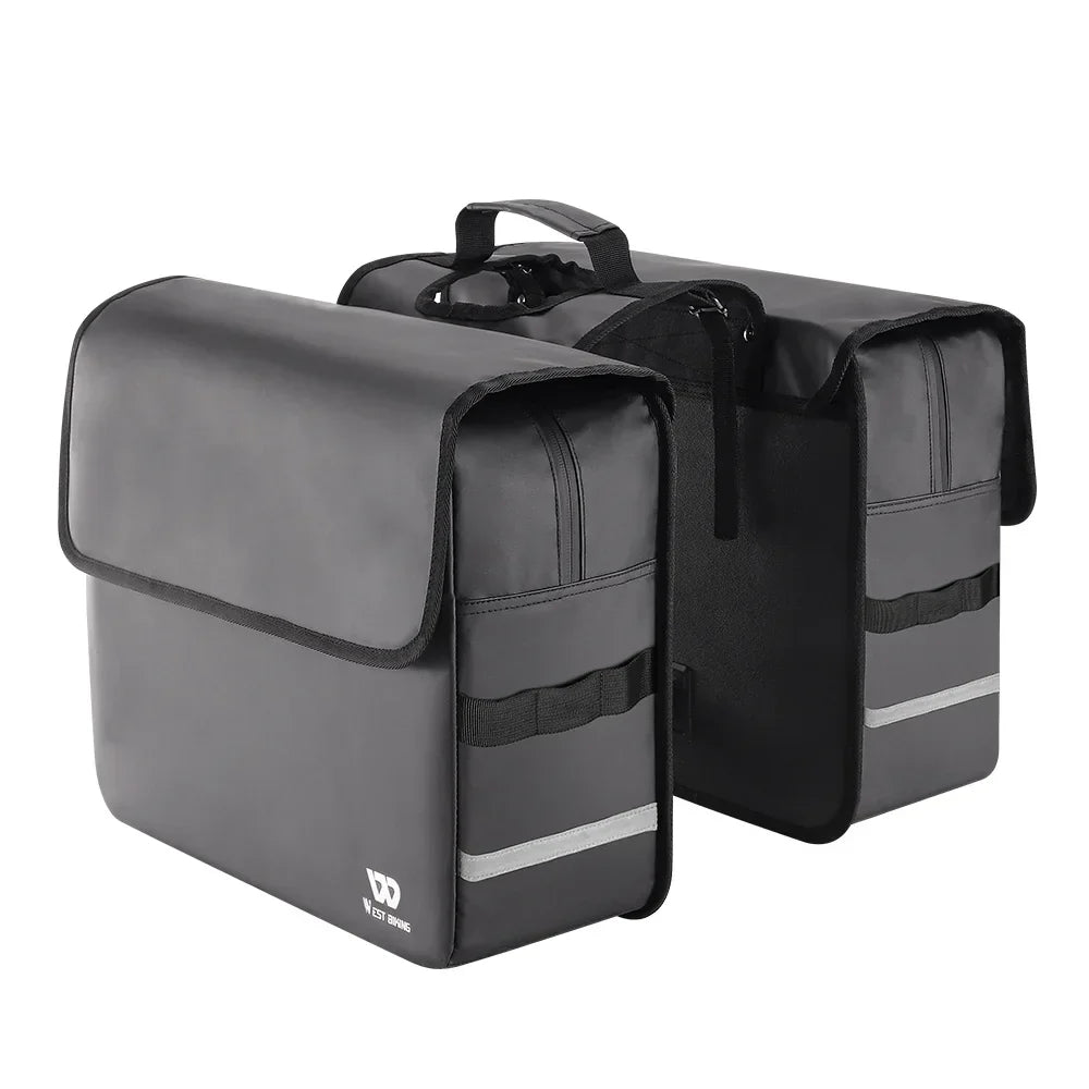 WEST BIKING Rear Seats Bag Large Capacity Carriers Rack Seats Trunk Bags Luggage Carriers Waterproof Cycling Bag