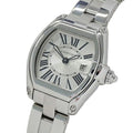 Pre-Owned Cartier Watch Ladies Roadster SM Date Quartz Stainless Steel SS W62016V3 Silver Polished (Fair)