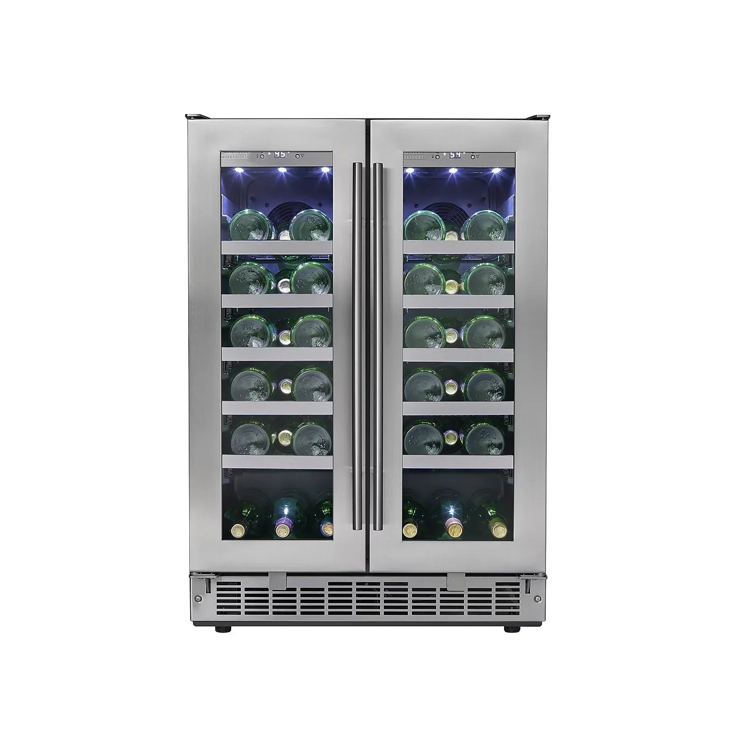 Danby DWC047D1BSSPR Napa 24\" French Door Dual-Zone Wine Cooler