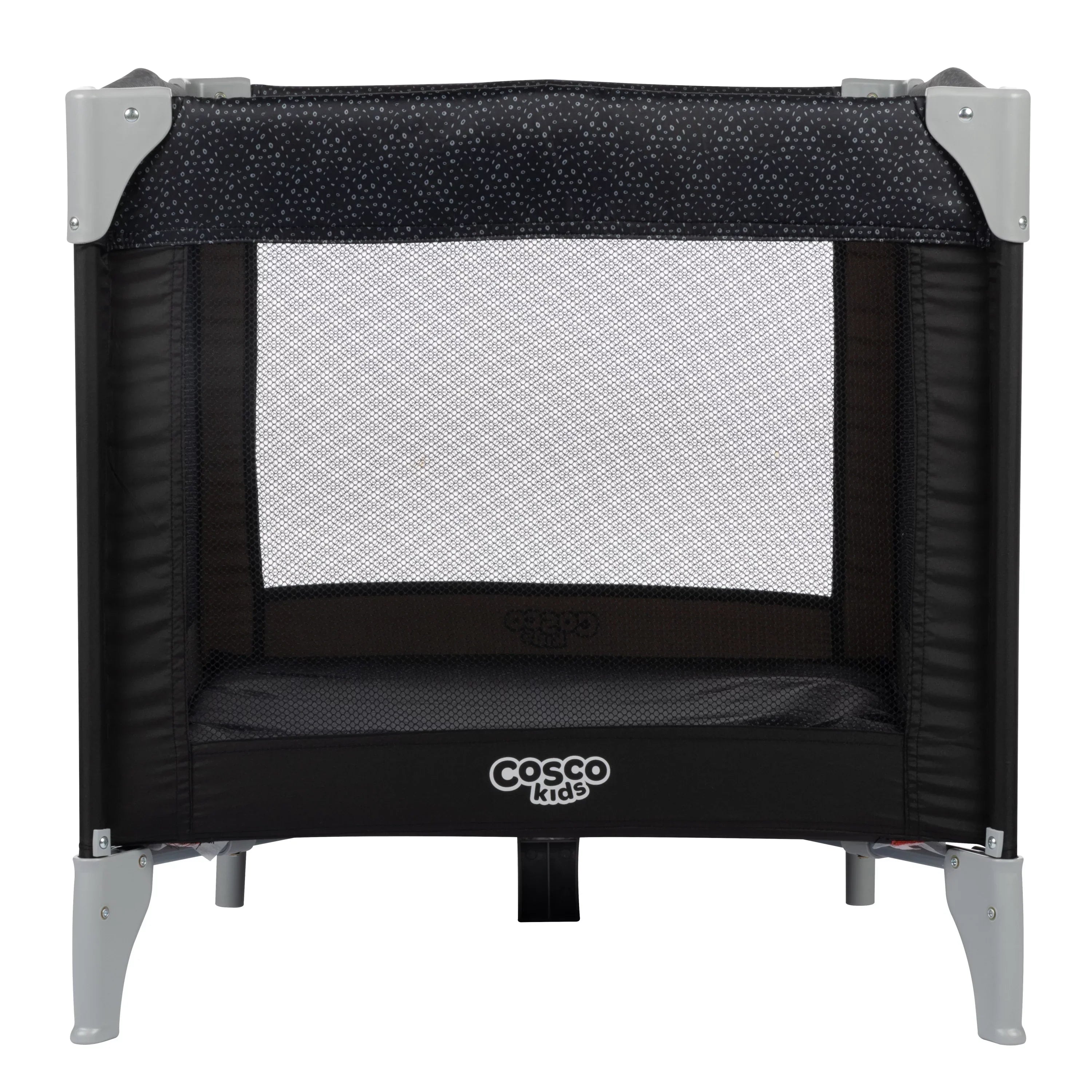 Cosco Kids Funsport Portable Compact Baby Play Yard with Carry Bag, Noir Dot