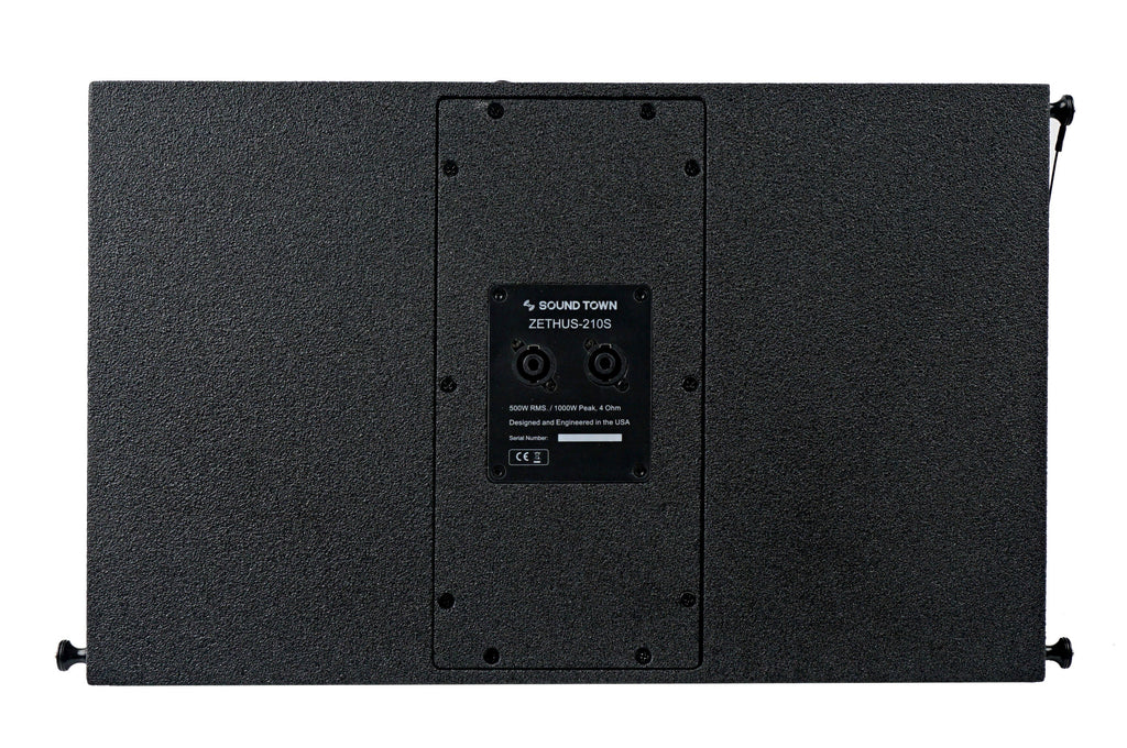 Sound Town ZETHUS Series 2X12" 1200W Line Array Subwoofer (ZETHUS-210S)