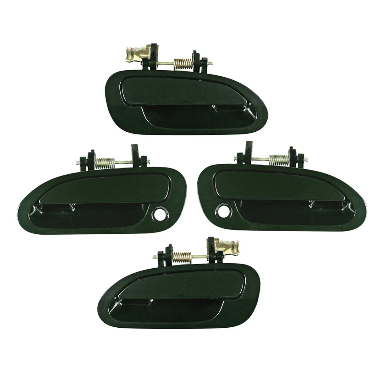 CF Advance For 98-02 Honda Accord Front Rear Left Right Exterior Outside Door Handle Set of 4pcs G87P Dark Emerald Pearl 1998 1999 2000 2001 2002