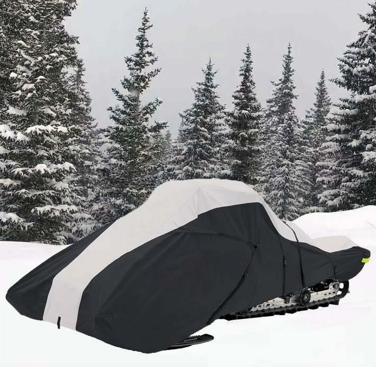 600 Denier Full Fit Snowmobile Travel and Storage Cover Compatible for the 2010-2010 Ski Doo Bombardier Model GSX Sport 550F Snowmachine Sled.