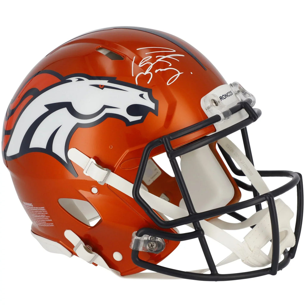 Peyton Manning Denver Broncos Autographed Riddell Flash Speed Authentic Helmet