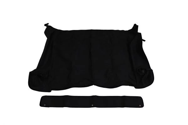Rampage by RealTruck 741135 Tonneau Cover For 2018-Current Jeep Wrangler JL 2 Door, Black Diamond