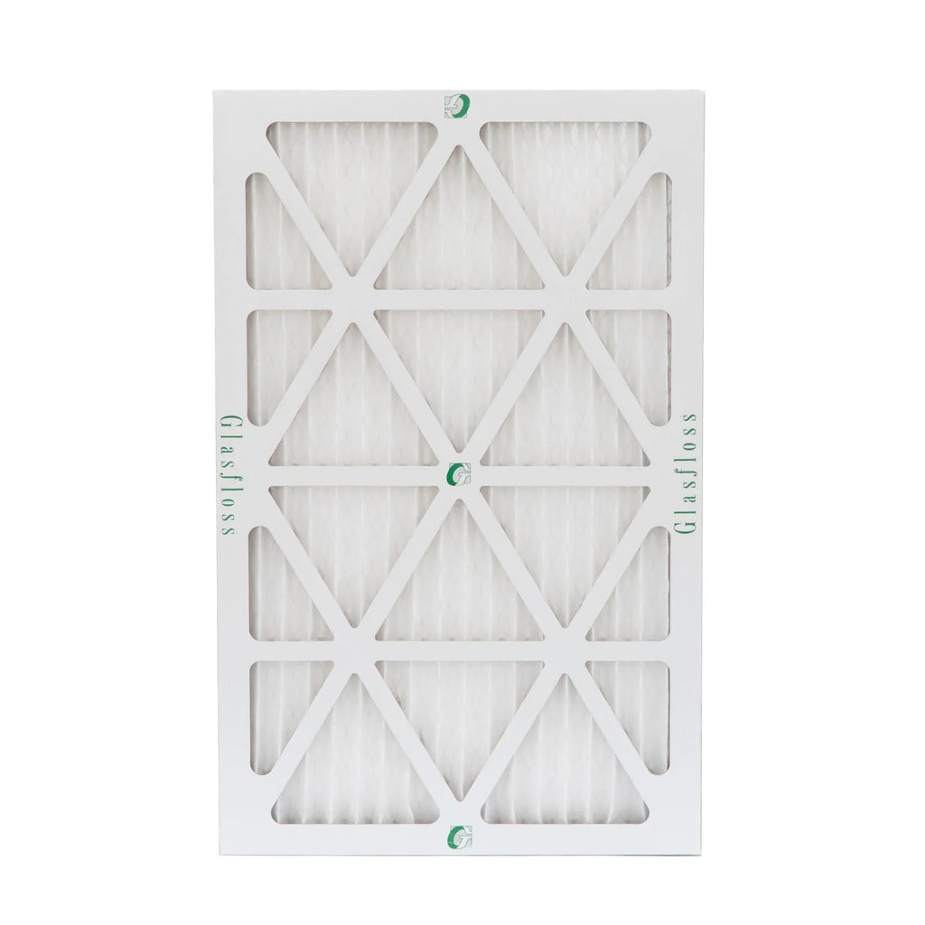 Glasfloss ZL 16x25x1 MERV 10 Pleated AC Furnace Air Filters. Box of 4. Exact Size: 15-1/2 x 24-1/2 x 7/8