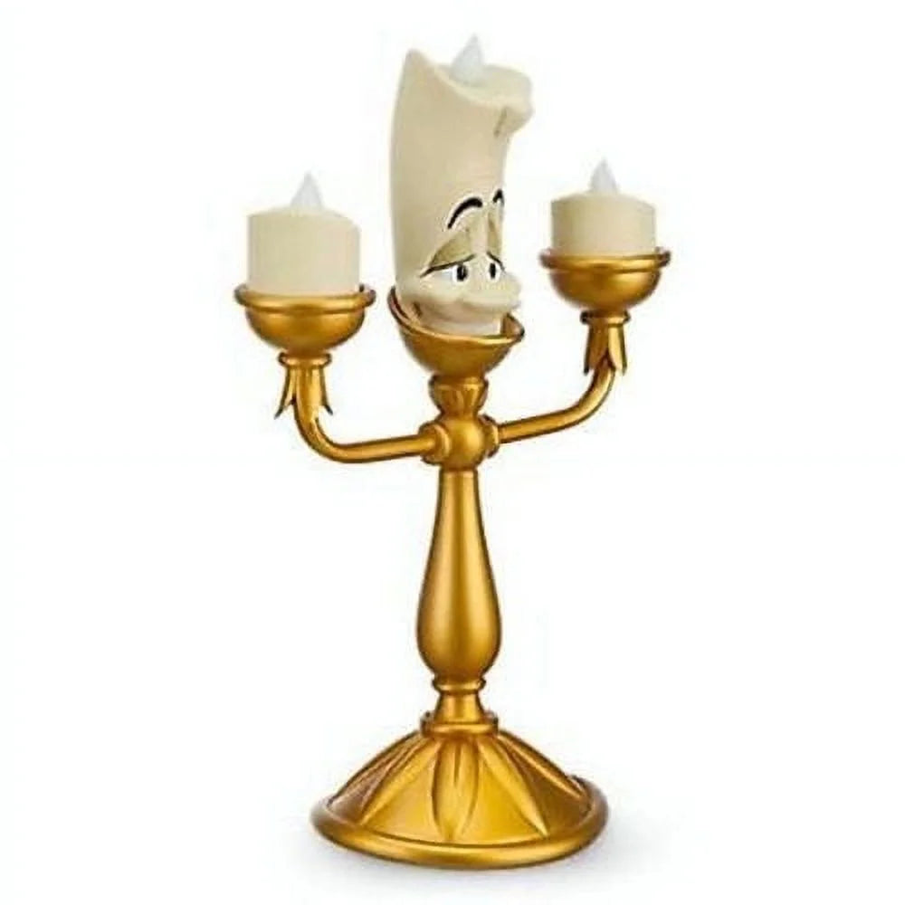 disney parks beauty and the beast lumiere light up candelabra new with box