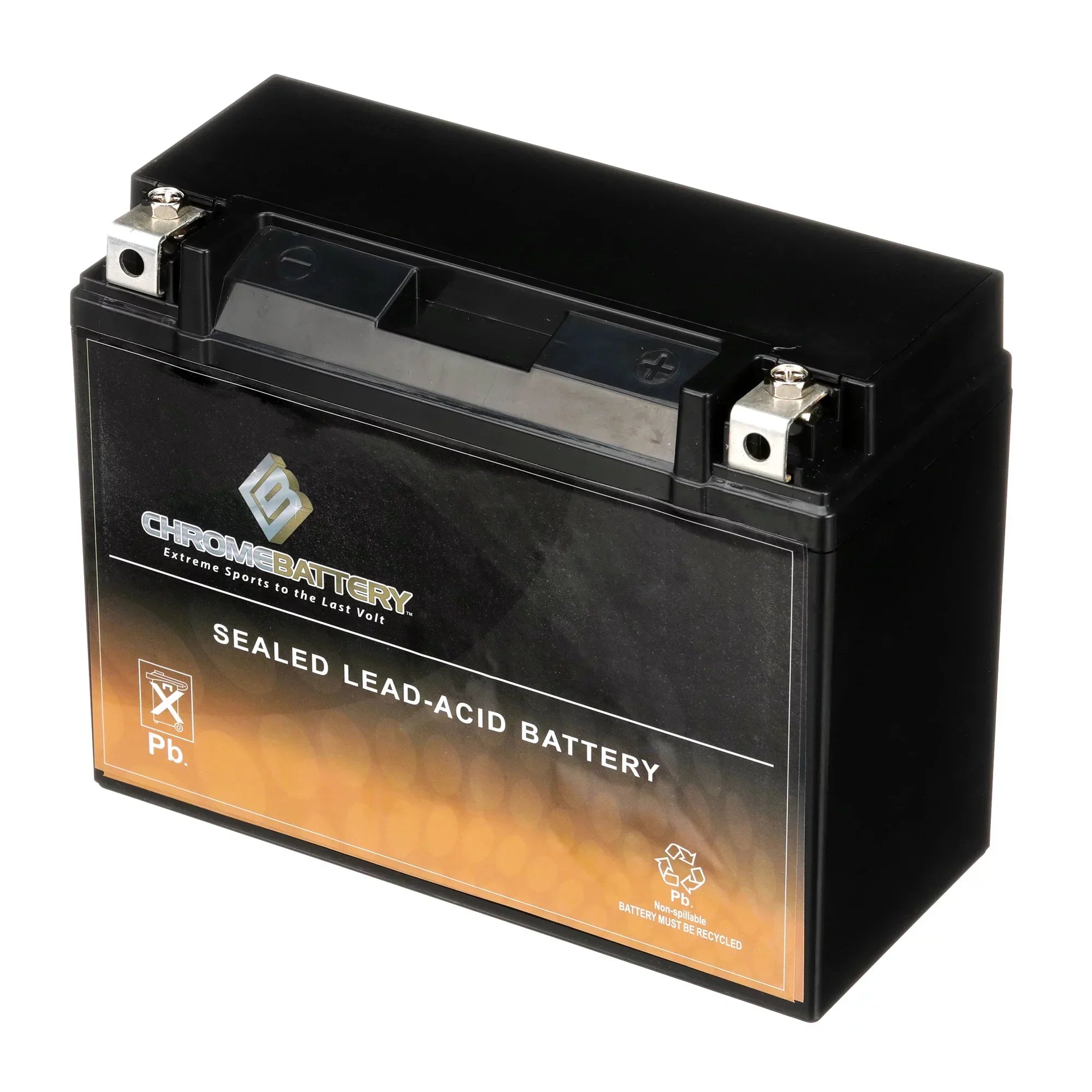 Chrome Battery Y50-N18L-A3 (50-N18L-A3 12 Volt,20 Ah, 260 CCA) Snowmobile Battery for Yamaha 700cc Sxv700er Viper Er 2004