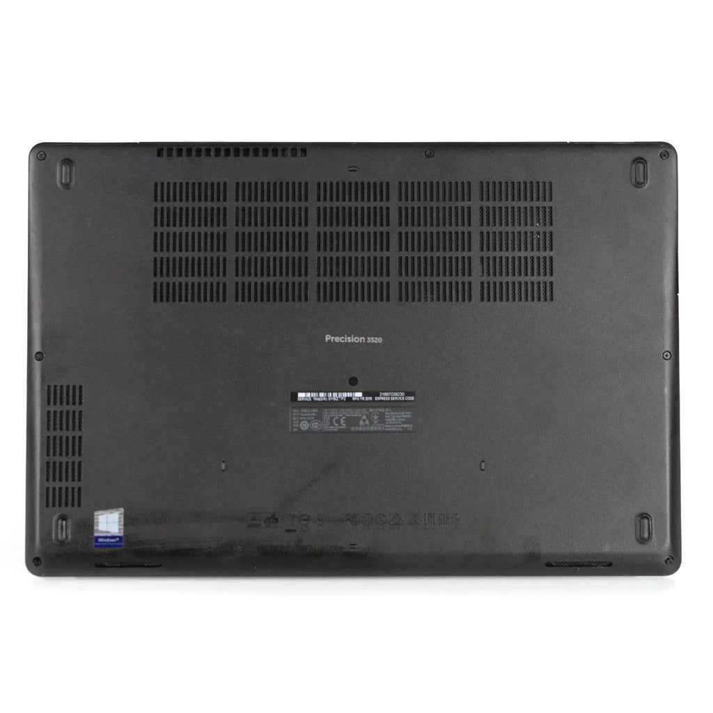 Used Dell Precision 3520 15.6" Laptop Core i7 8GB 256GB SSD M.2 Integrated Graphics Win 10 Home B v.WCA
