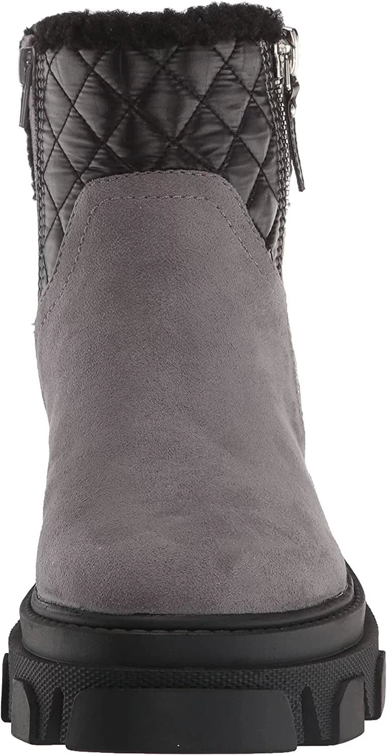 NINE WEST Womens Colbee2 Ankle Boot 8 Grey Suede