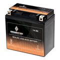 Chrome Battery Ytx14-Bs Motorcycle Battery for Kawasaki 1400Cc Zg1400 Concours, Abs 2009
